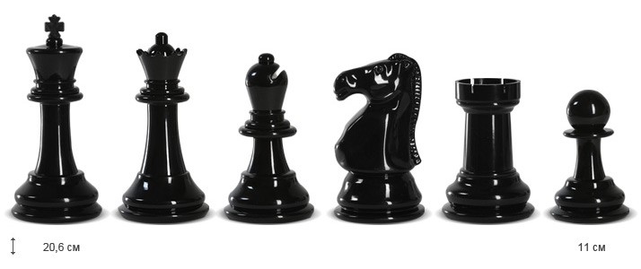 Подарочные шахматы 20 см с полем (КШ-8)
