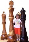Шахматы деревянные 78 см